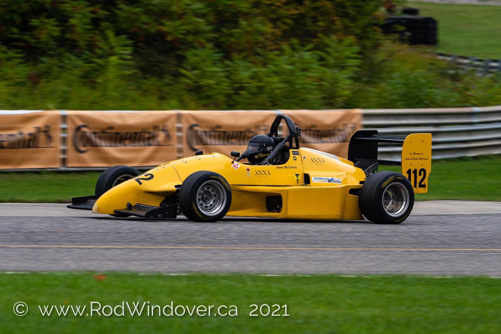 Formula Mazda #112 on track