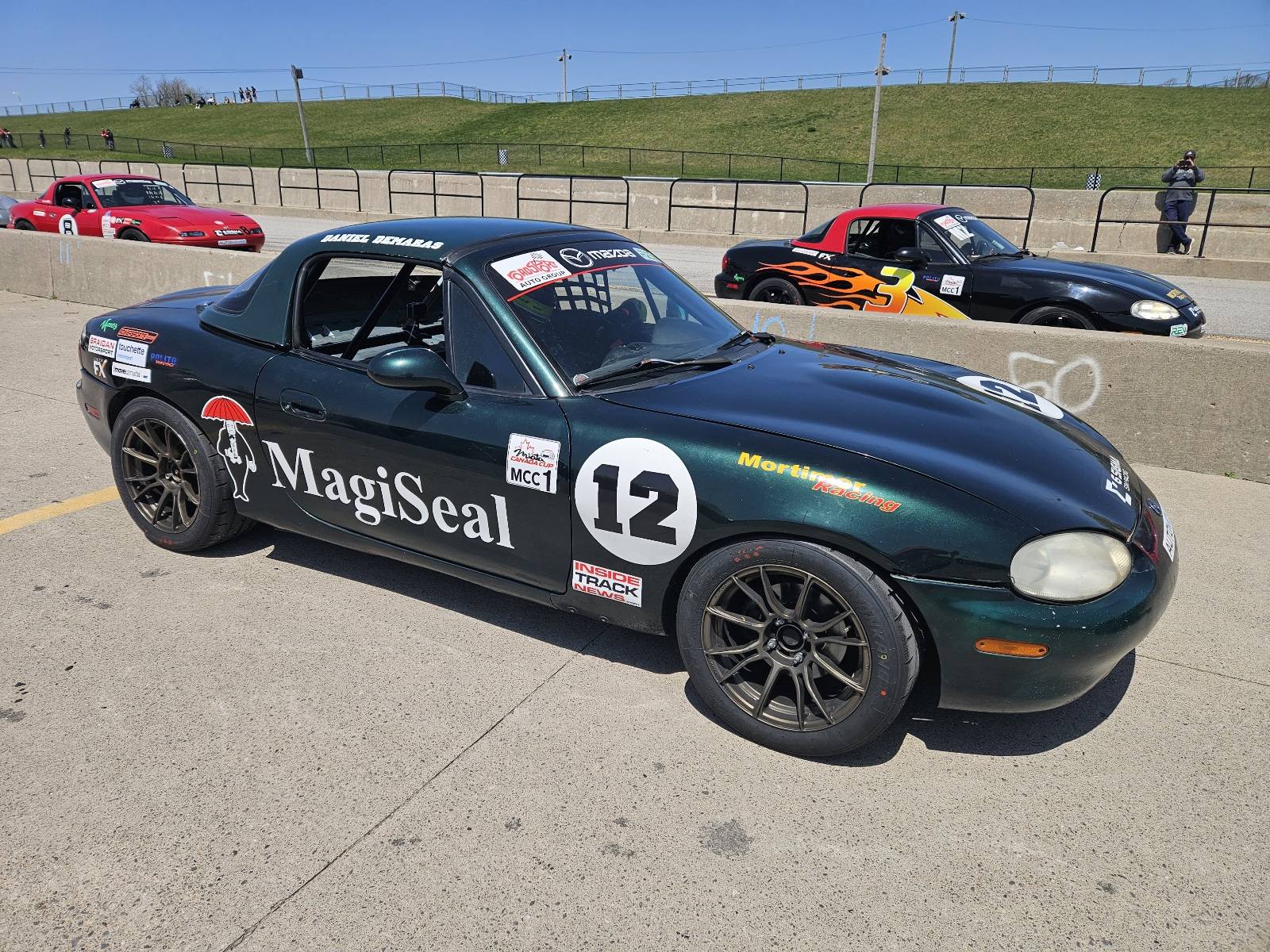 Spec Miata #12 paddock